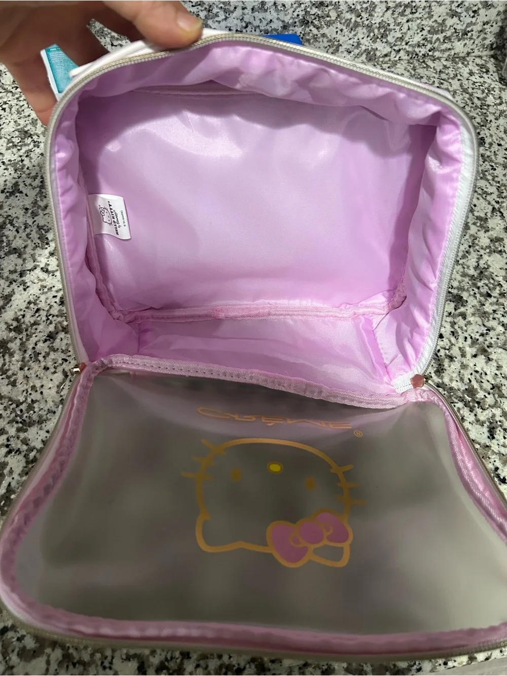 Crème x Hello Kitty Pink Makeup Brush Set with Bag & Wipes